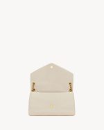 YSL Calypso Large in Grained Lambskin - Image 4